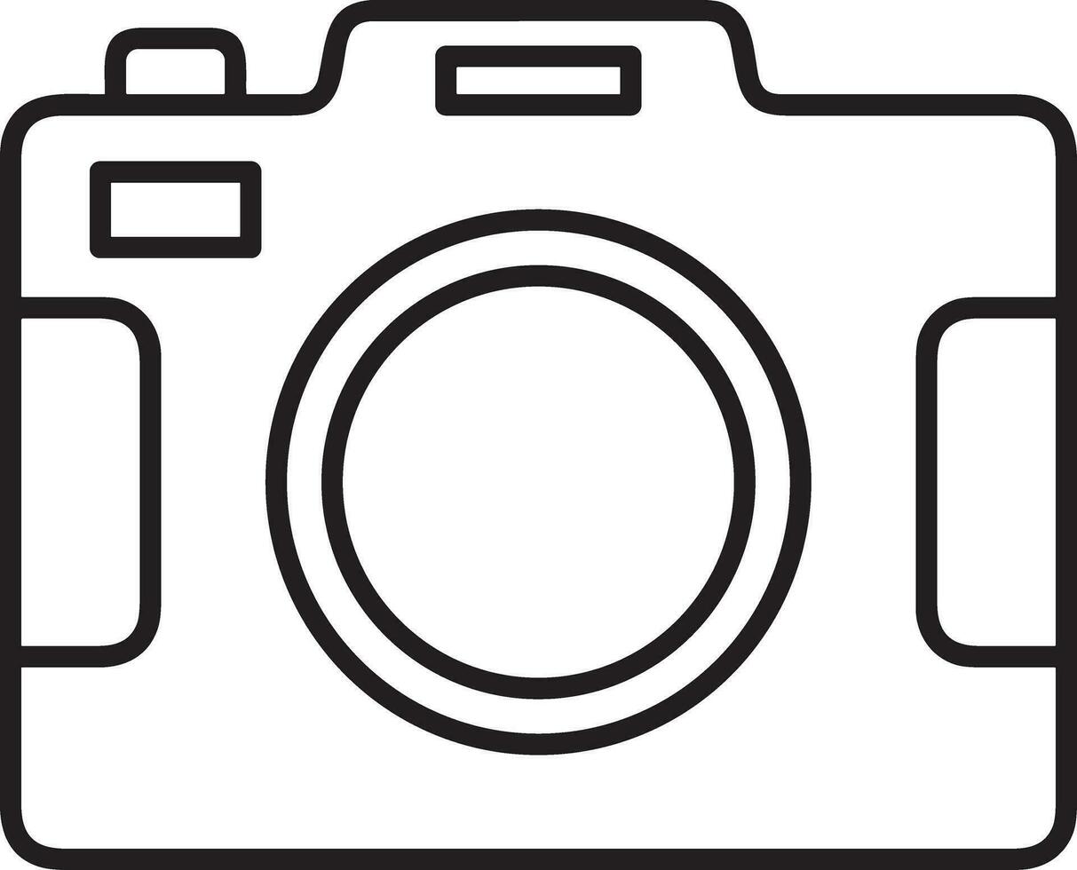 kamera fotografi ikon symbol bild vektor. illustration av multimedia fotografisk lins grapich design bilder vektor