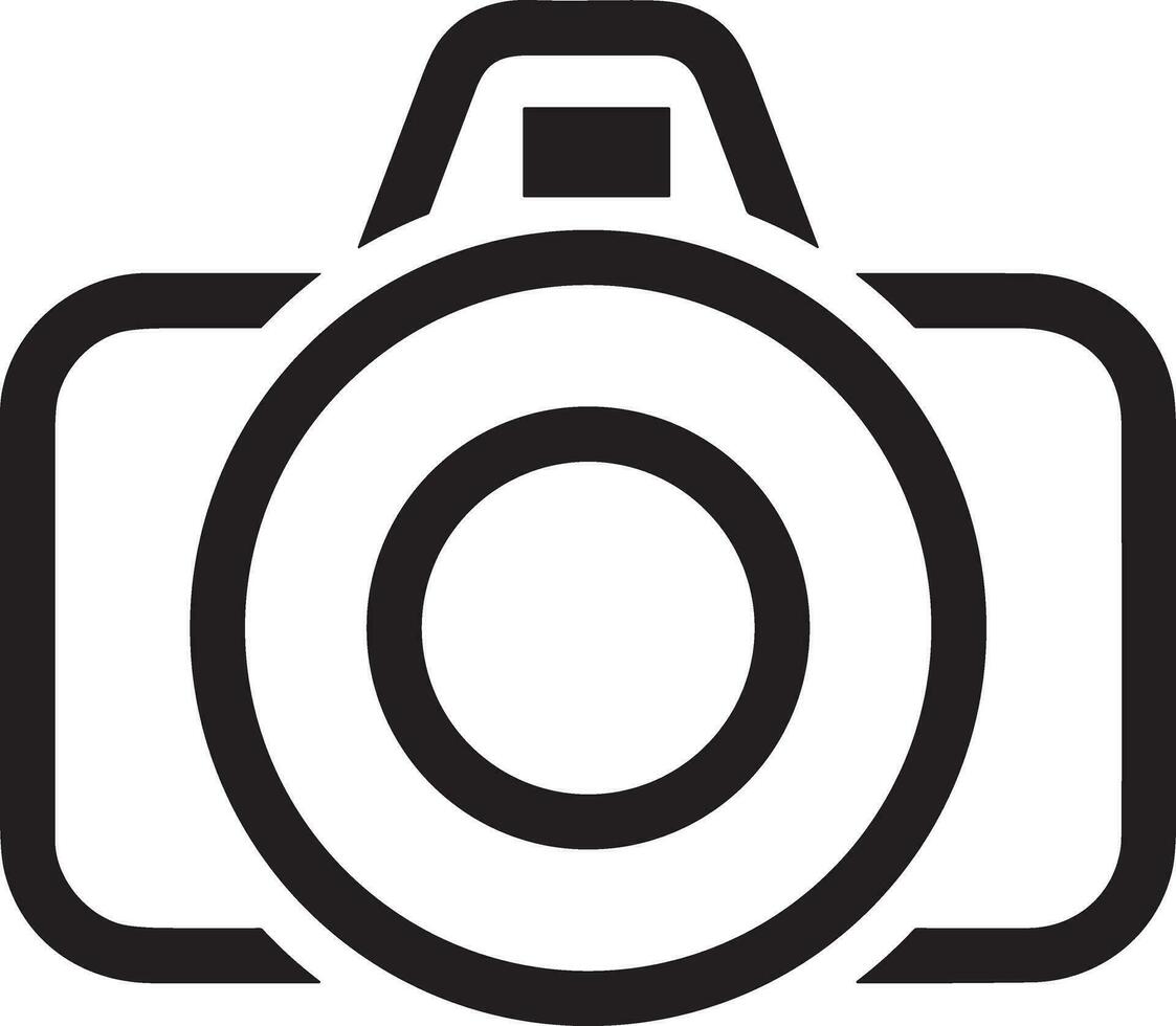 Kamera Fotografie Symbol Symbol Bild Vektor. Illustration von Multimedia fotografisch Linse Grapich Design Bilder vektor