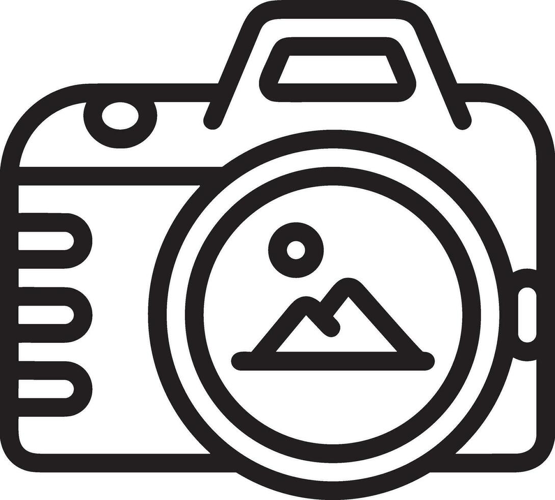 Kamera Fotografie Symbol Symbol Bild Vektor. Illustration von Multimedia fotografisch Linse Grapich Design Bilder vektor