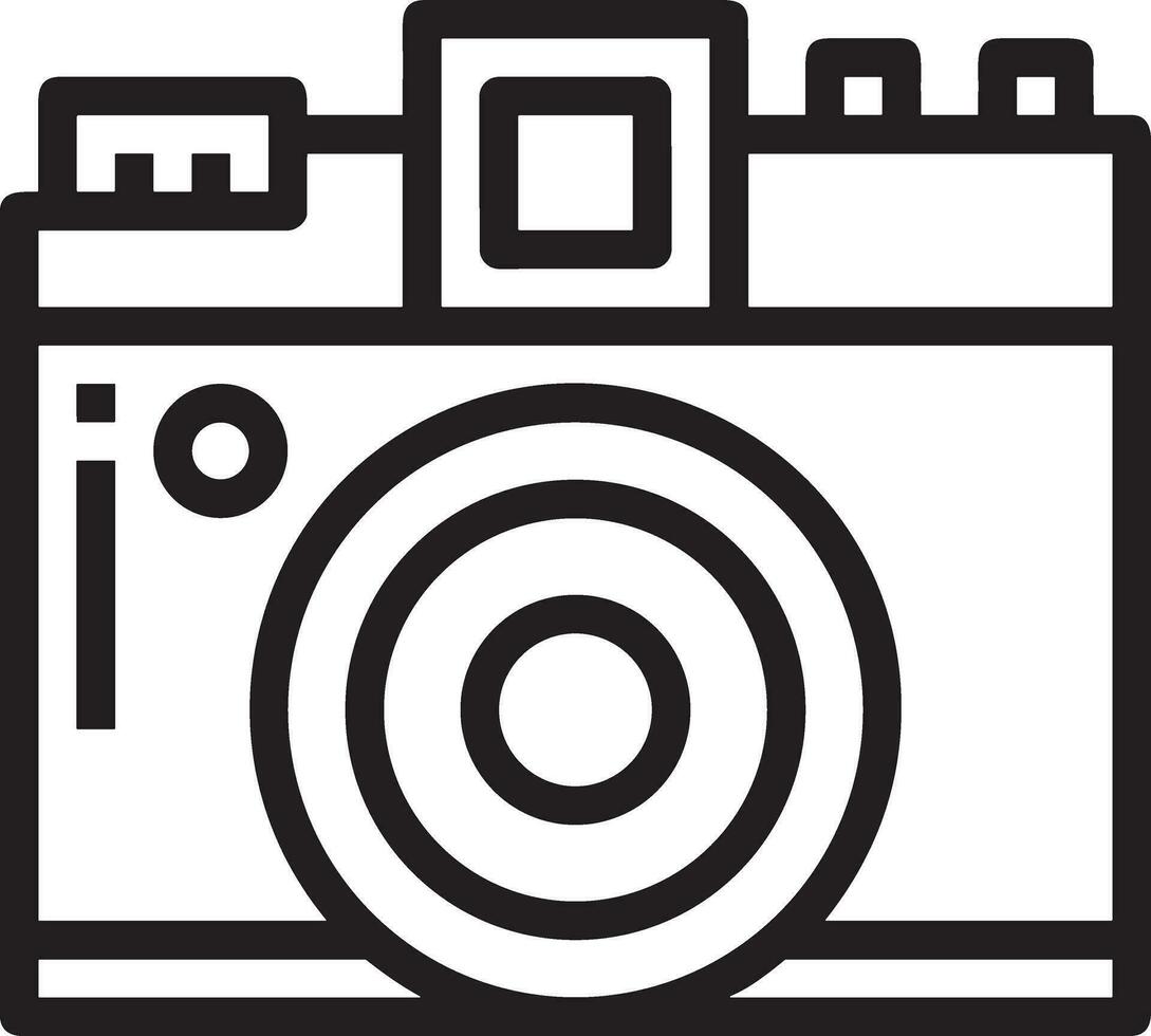 kamera fotografi ikon symbol bild vektor. illustration av multimedia fotografisk lins grapich design bilder vektor