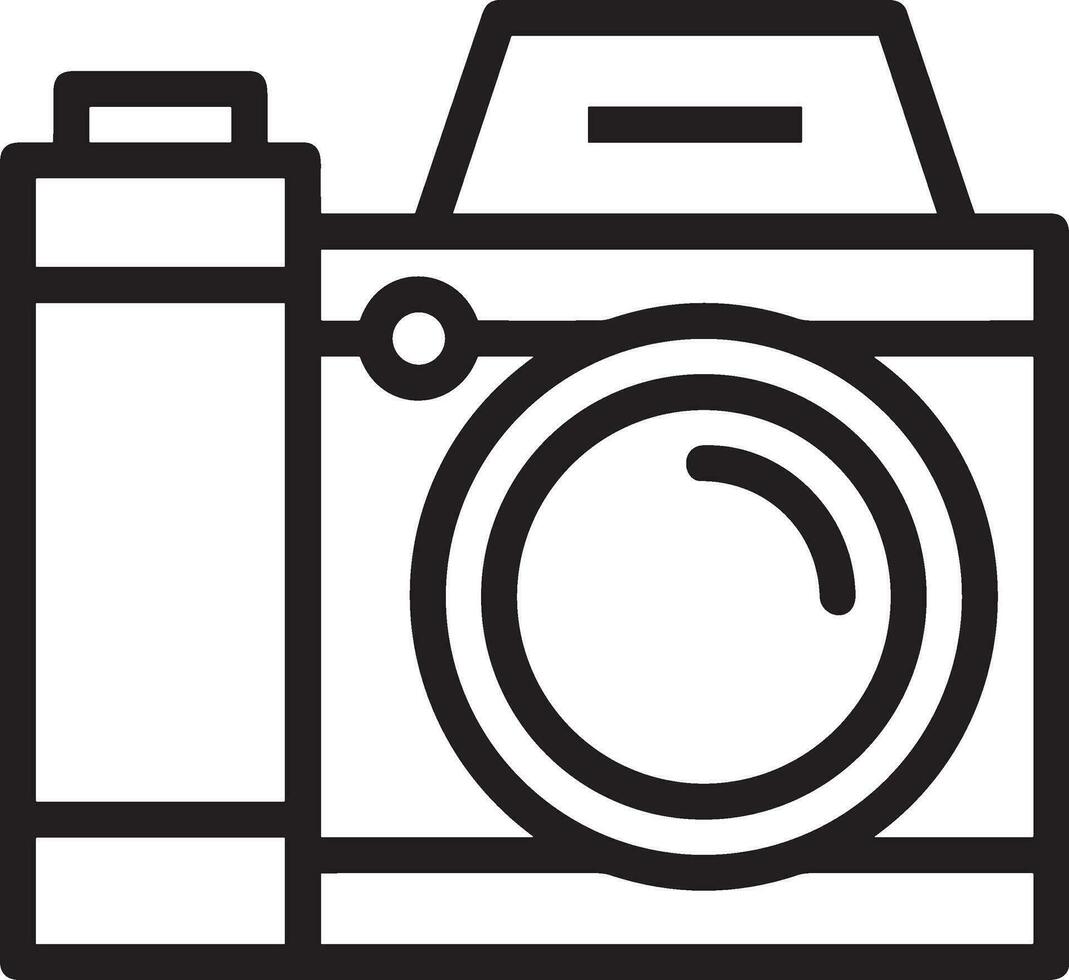 kamera fotografi ikon symbol bild vektor. illustration av multimedia fotografisk lins grapich design bilder vektor