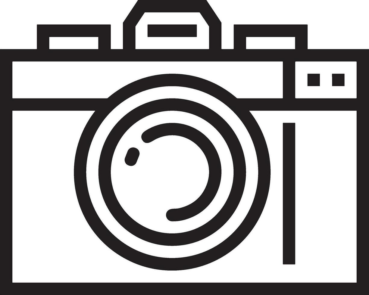 kamera fotografi ikon symbol bild vektor. illustration av multimedia fotografisk lins grapich design bilder vektor