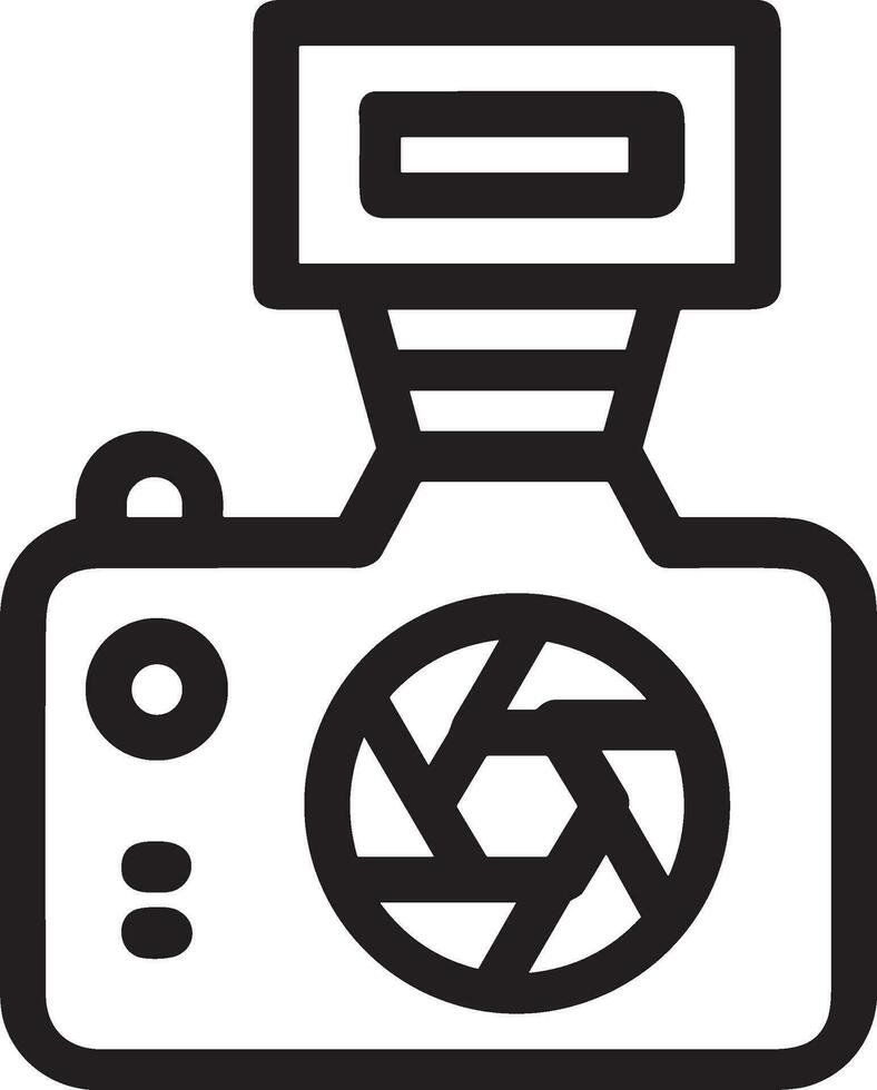 kamera fotografi ikon symbol bild vektor. illustration av multimedia fotografisk lins grapich design bilder vektor