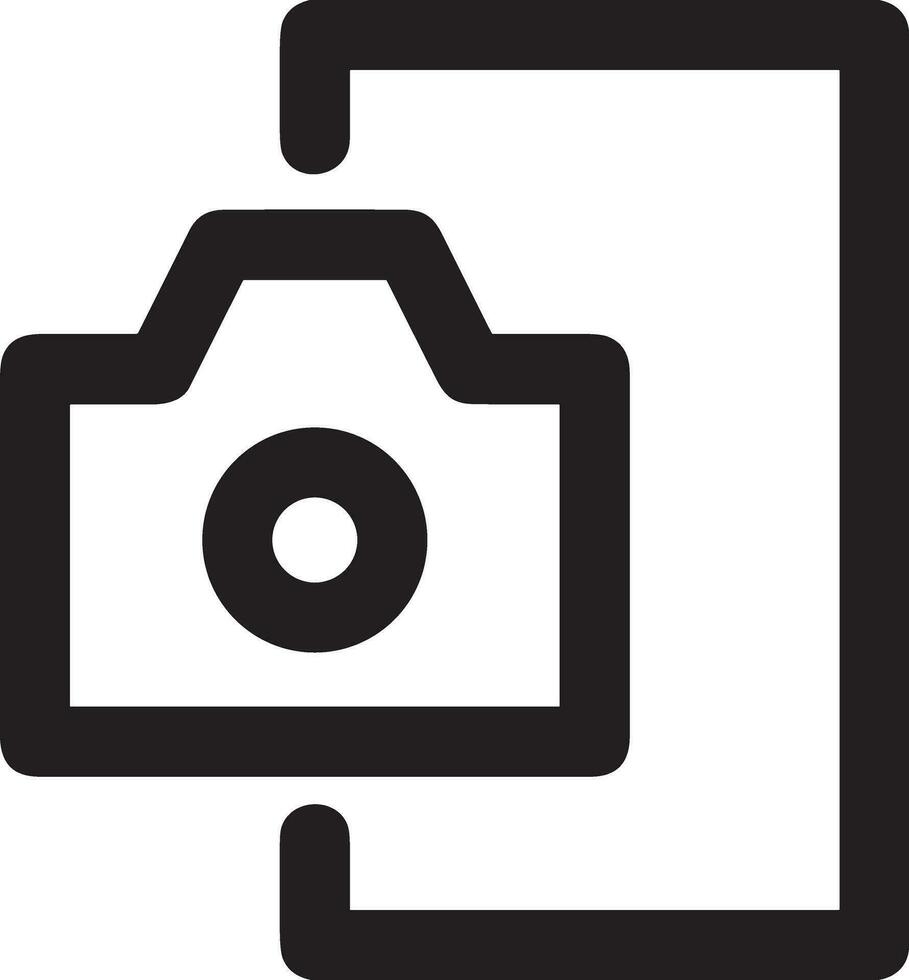 Kamera Fotografie Symbol Symbol Vektor Bild. Illustration von Multimedia fotografisch Linse Grafik Design Bild