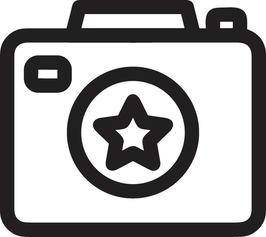 Kamera Fotografie Symbol Symbol Bild Vektor. Illustration von Multimedia fotografisch Linse Grafik Design Bild vektor