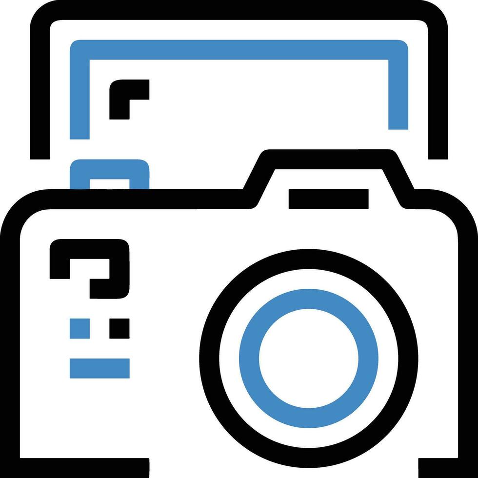 Kamera Fotografie Symbol Symbol Bild Vektor. Illustration von Multimedia fotografisch Linse Grapich Design Bild vektor