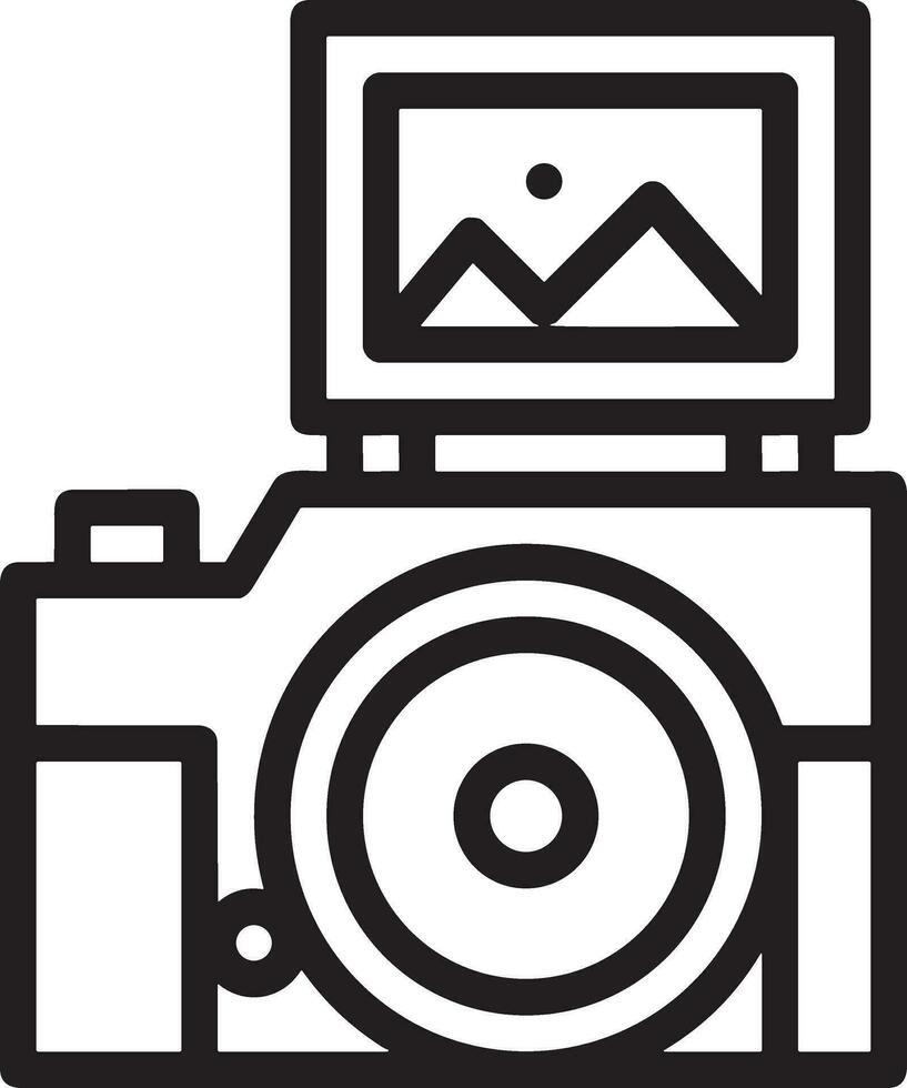 Kamera Fotografie Symbol Symbol Bild Vektor. Illustration von Multimedia fotografisch Linse Grapich Design Bild vektor