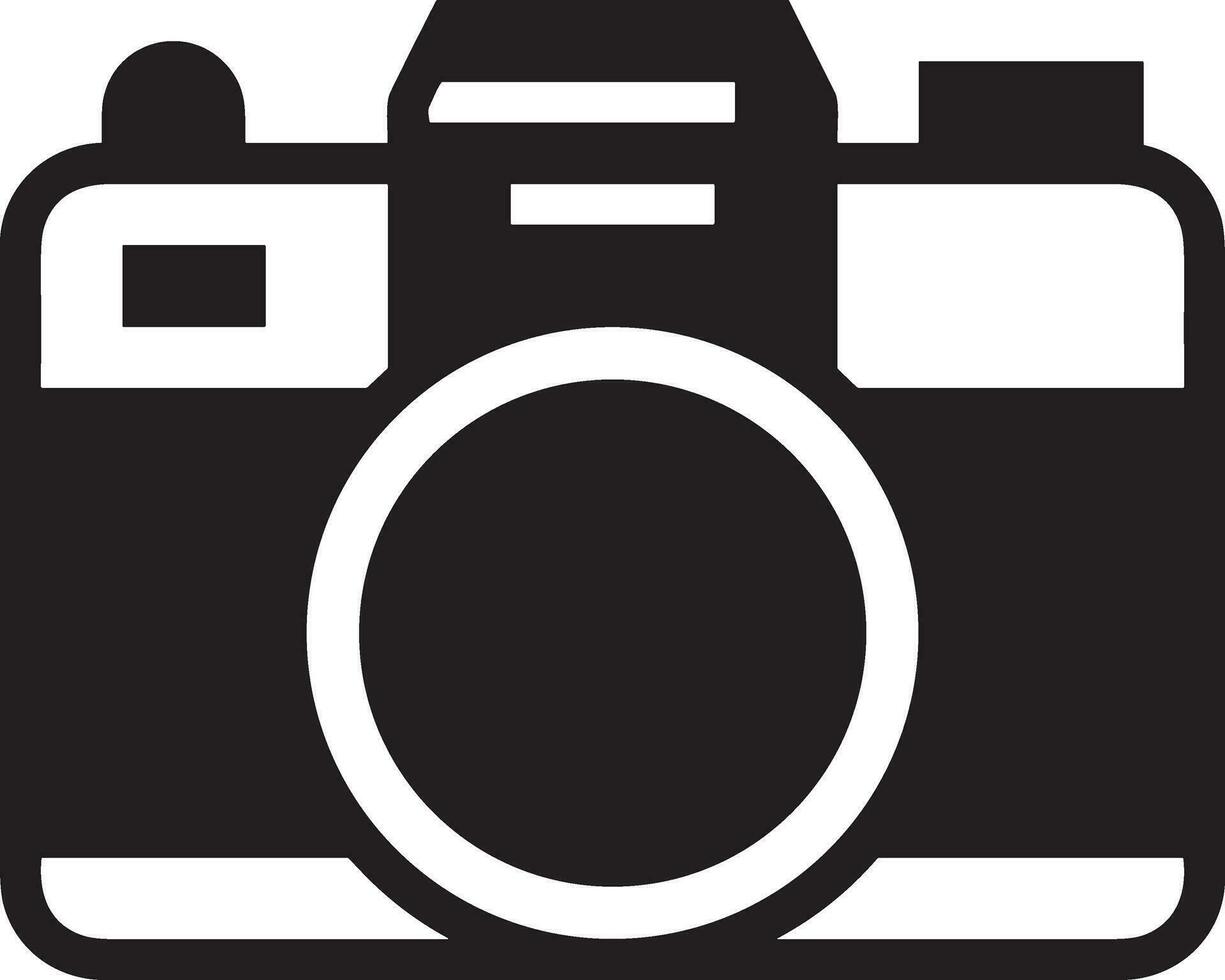 Kamera Fotografie Symbol Symbol Bild Vektor. Illustration von Multimedia fotografisch Linse Grapich Design Bild vektor