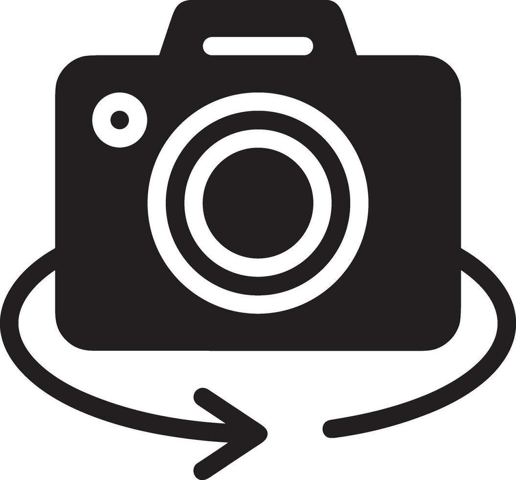 Kamera Fotografie Symbol Symbol Bild Vektor. Illustration von Multimedia fotografisch Linse Grapich Design Bild vektor