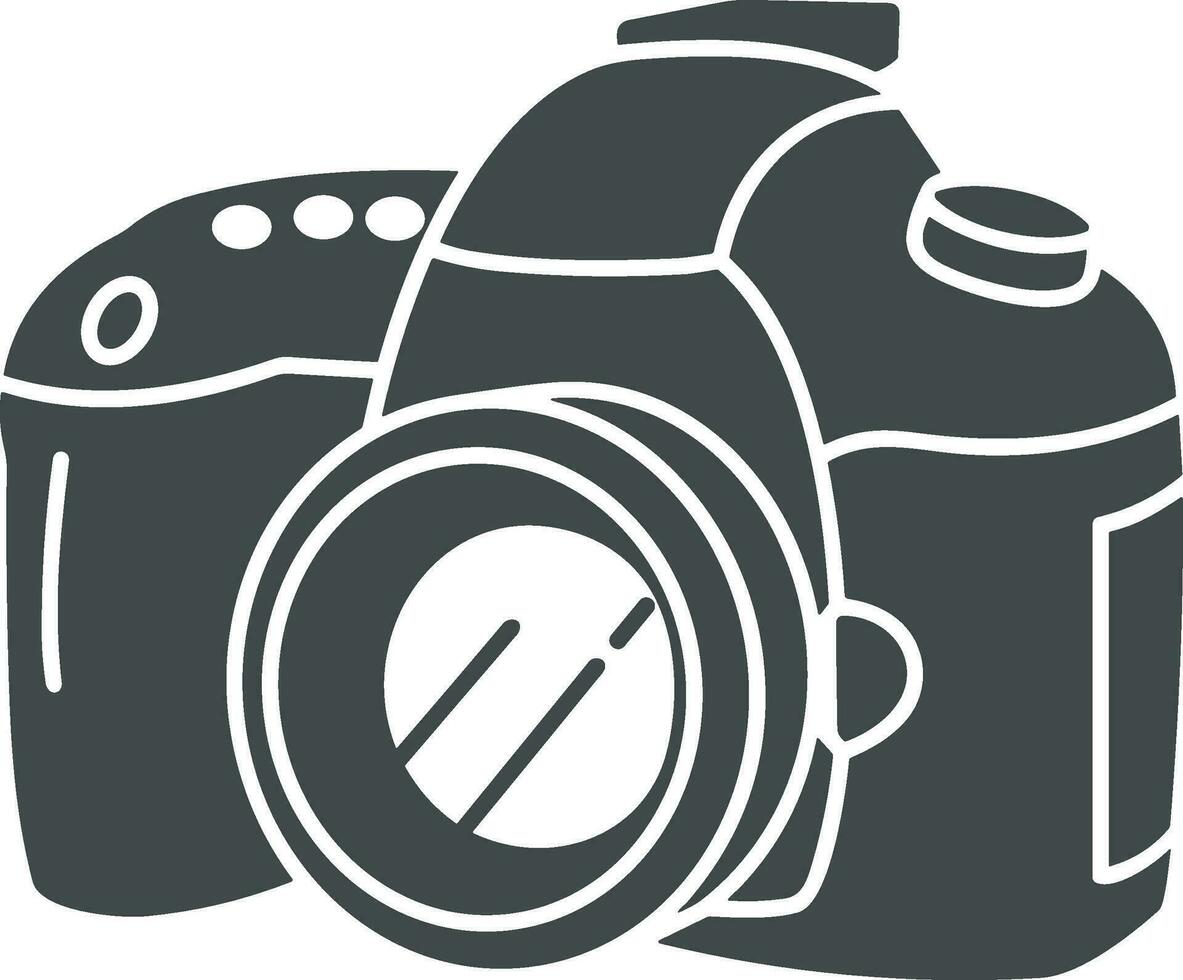 kamera fotografi ikon symbol bild vektor. illustration av multimedia fotografisk lins grapich design bild vektor