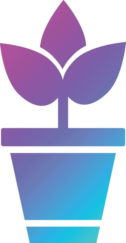 växt vektor ikon design illustration