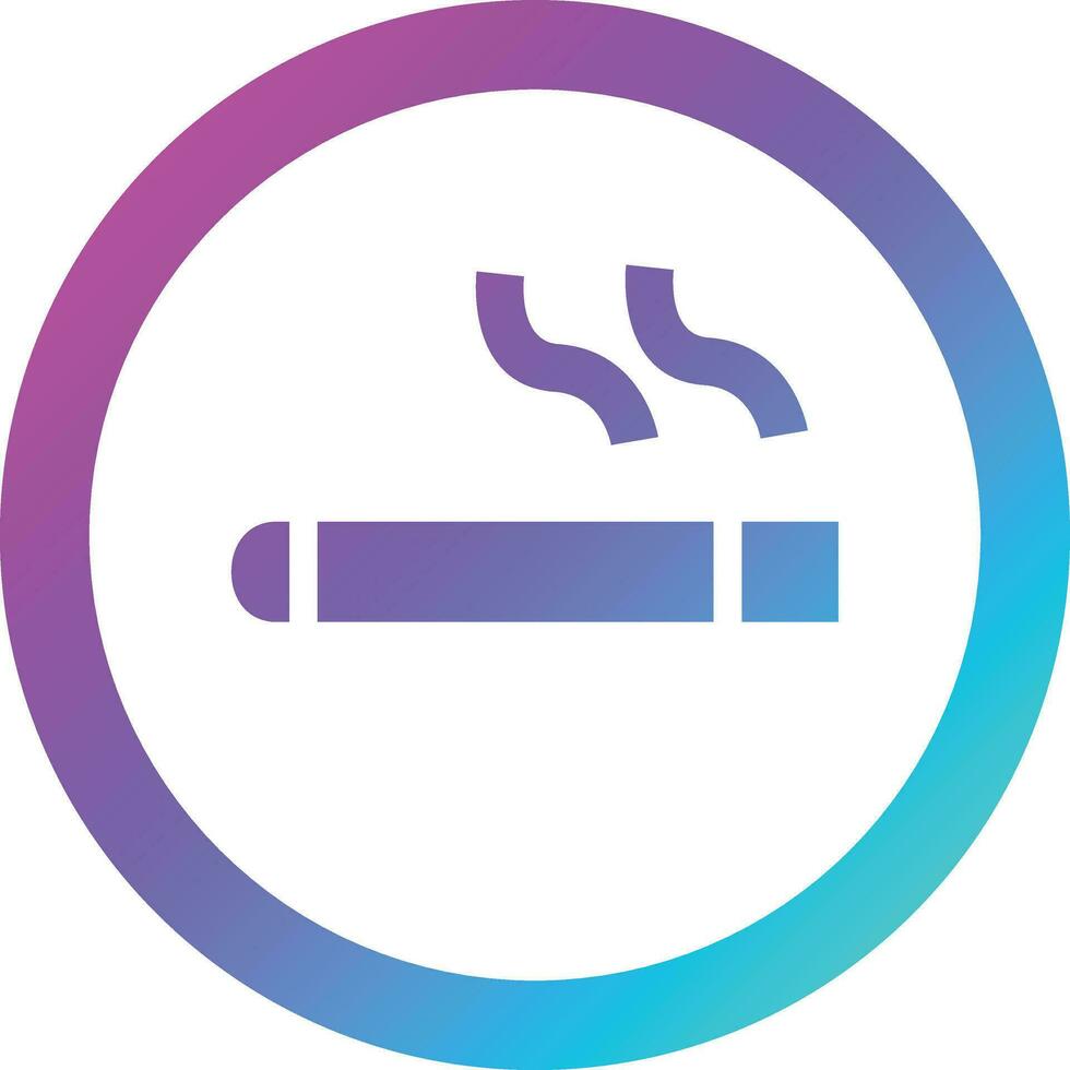 rökområde vektor ikon design illustration