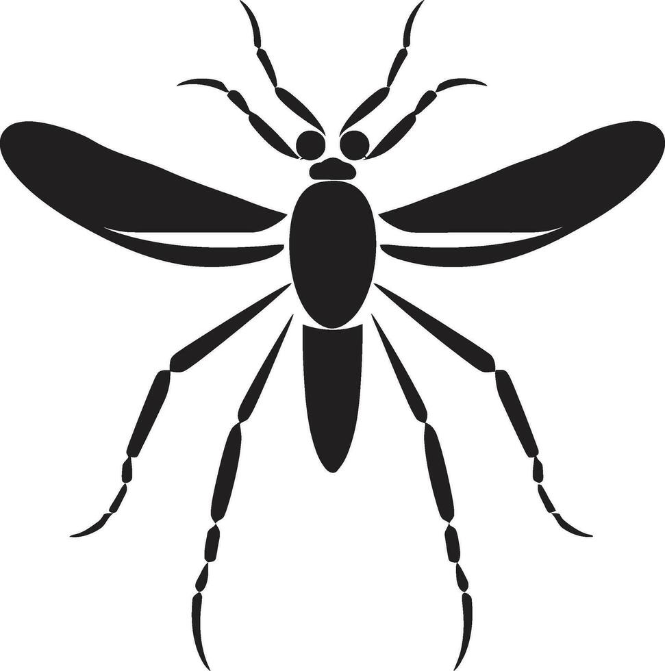 vektor insekt elegans invecklad insekt logotyp