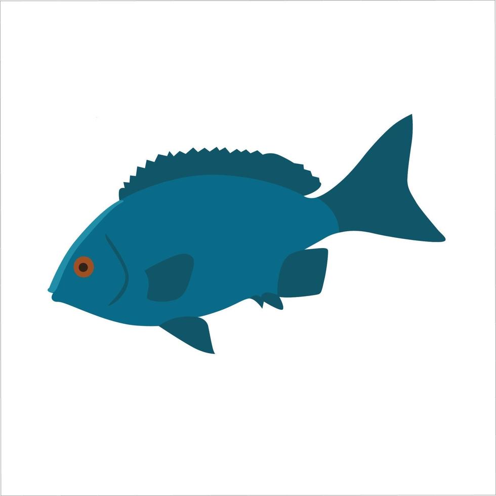 fisk färg clipart vektor illustration design