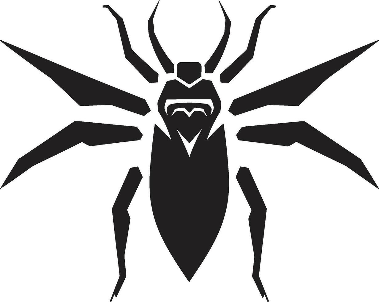 Termite Symbol im Schatten elegant Insekt Illustration vektor