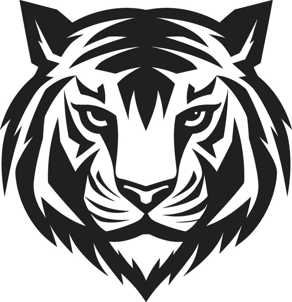 Panthera Tigris Insignien wild Urwald Katze Abzeichen vektor
