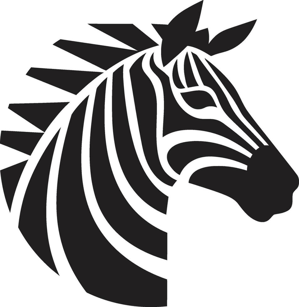 anmutig schwarz und Weiß Majestät herumstreifen Zebras gestreift Anmut vektor