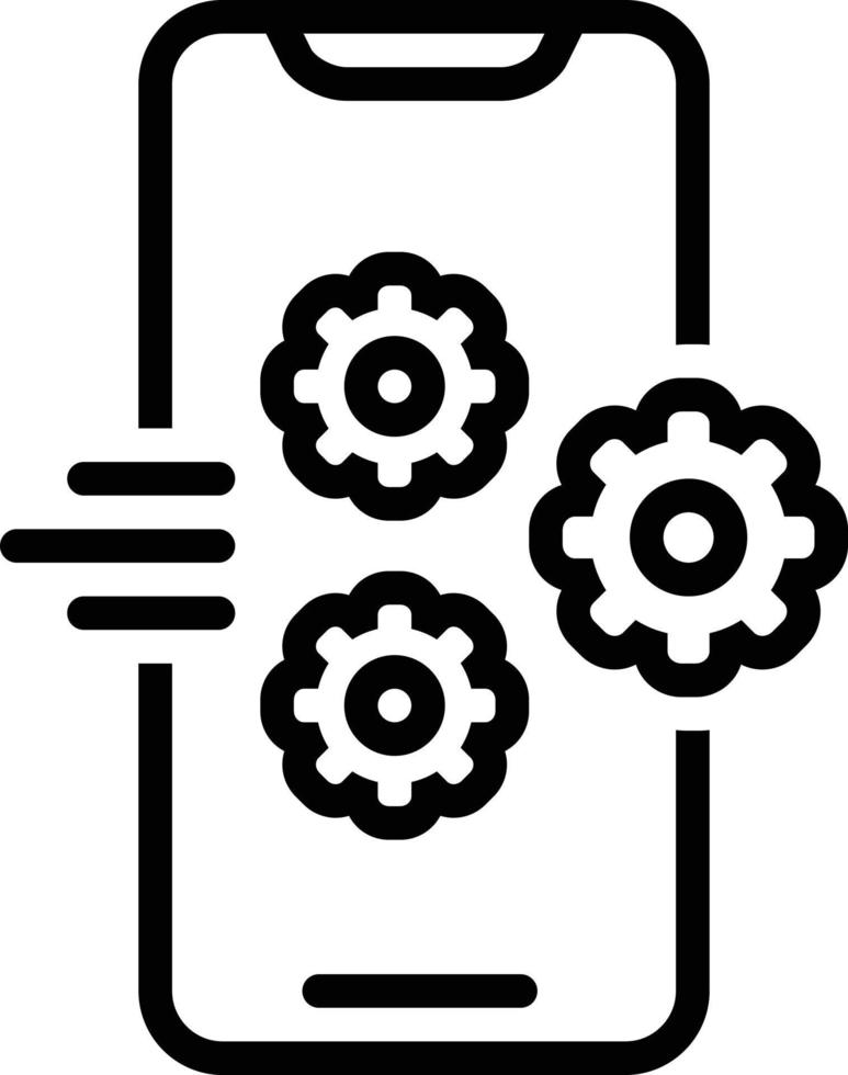 Liniensymbol zum Präsentieren vektor