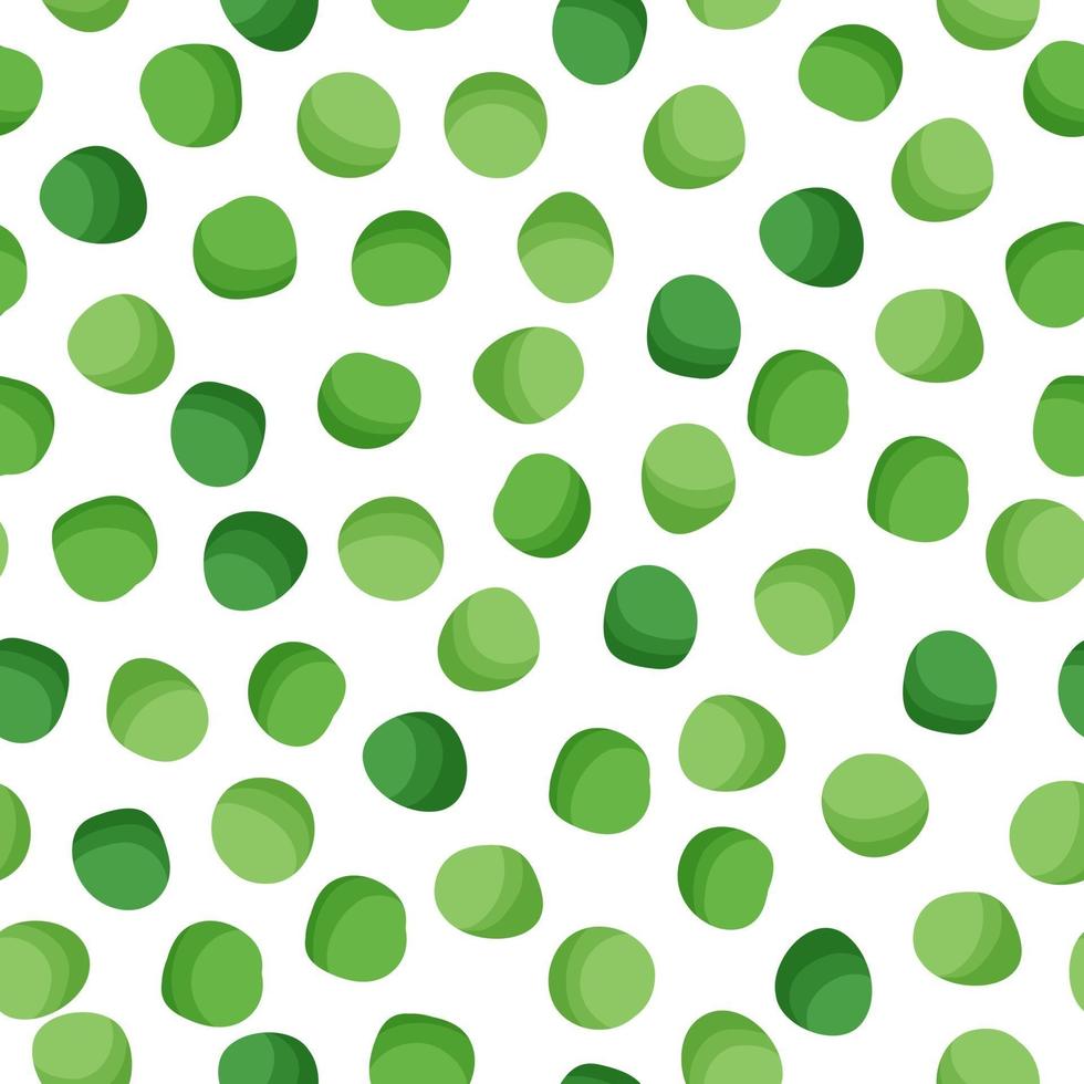 gröna ärtor vektor tecknade sömlösa mönster för bonde marknadsdesign