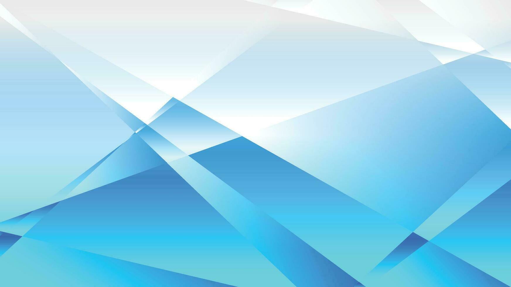 Blau und Weiß Gradient Polygon abstrakt Hintergrund vektor