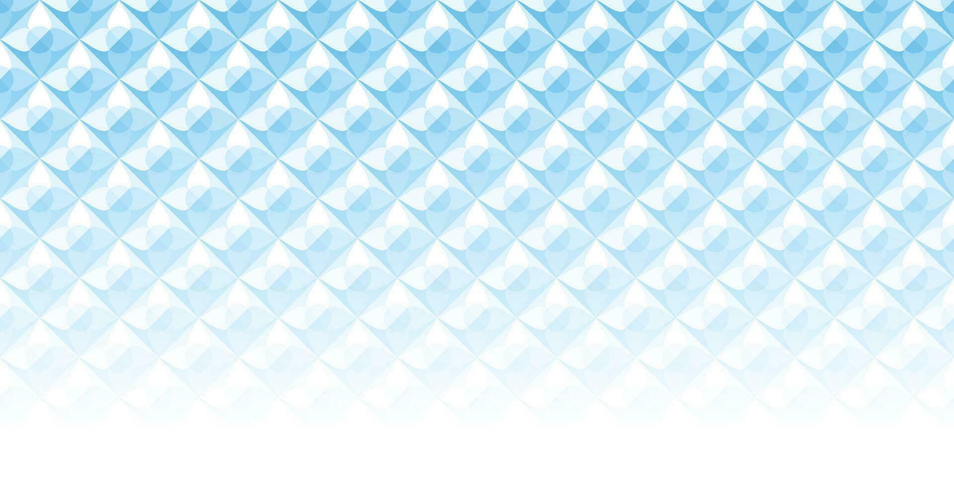 abstrakt Weiß und Blau geometrisch Hintergrund Textur vektor