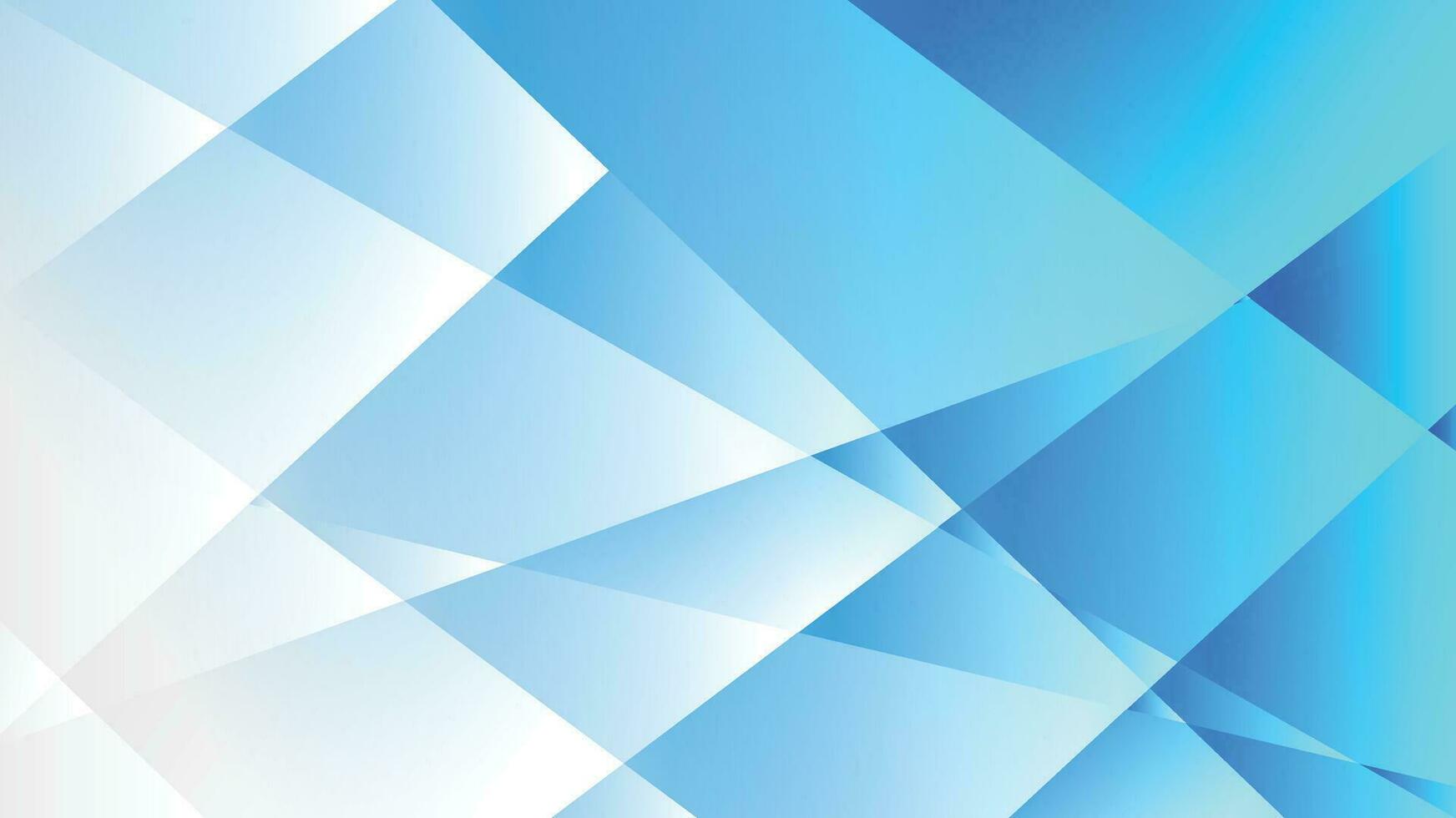 Blau und Weiß Gradient Polygon abstrakt Hintergrund vektor