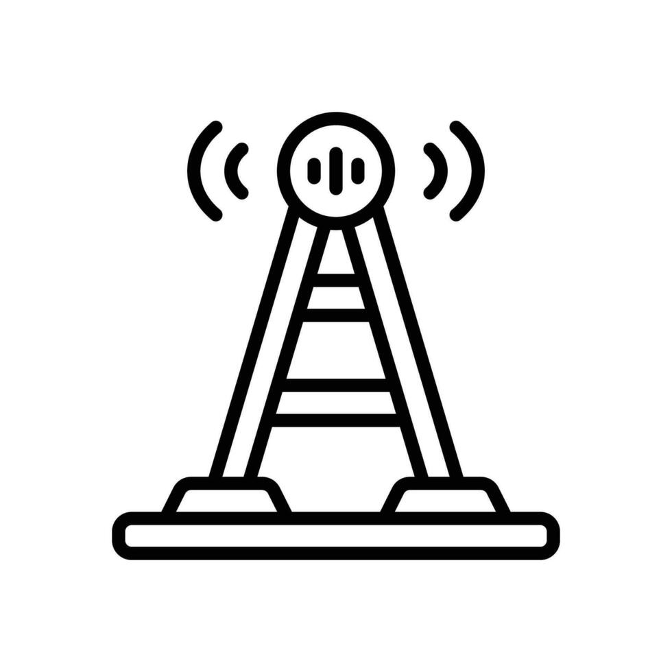 Antenne Linie Symbol. Vektor Symbol zum Ihre Webseite, Handy, Mobiltelefon, Präsentation, und Logo Design.