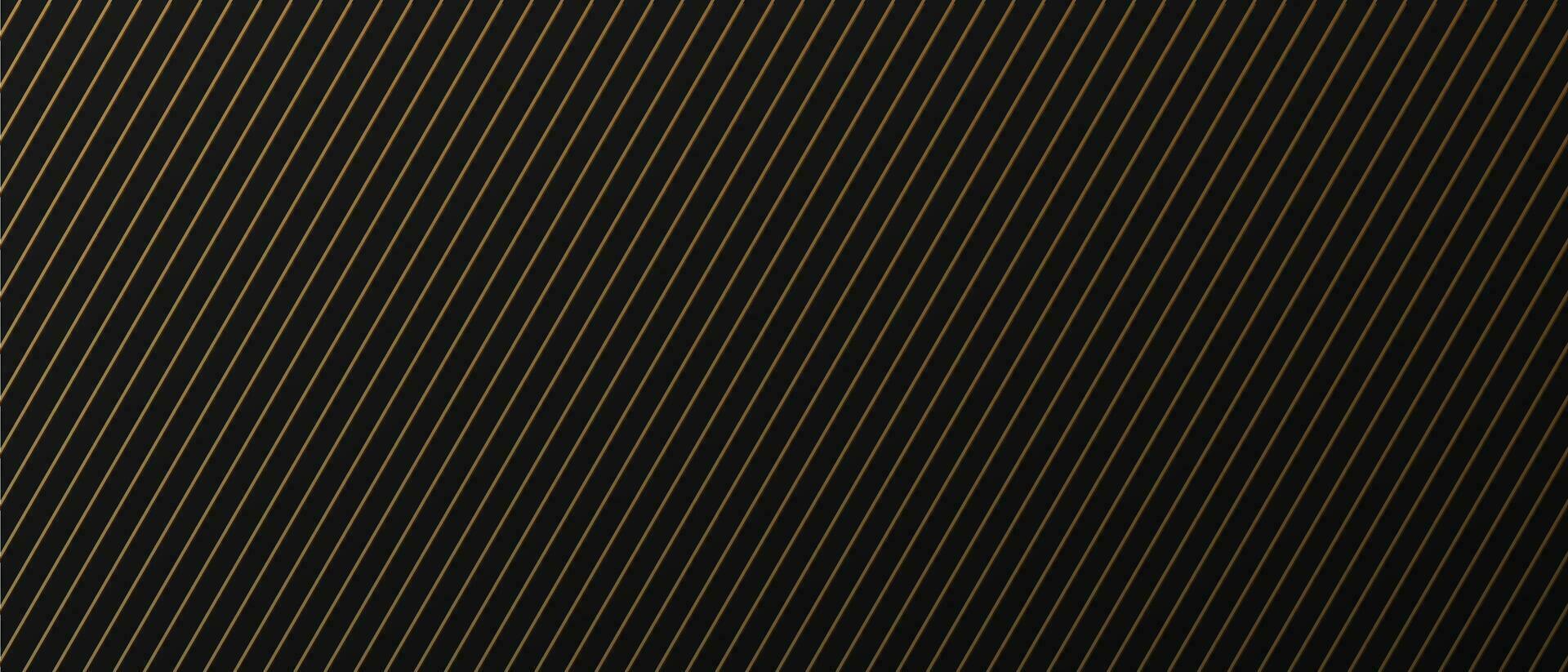 Gold dunkel Hintergrund mit gestreift Linien golden mit Kopieren Raum zum Text. Luxus Stil. vektor