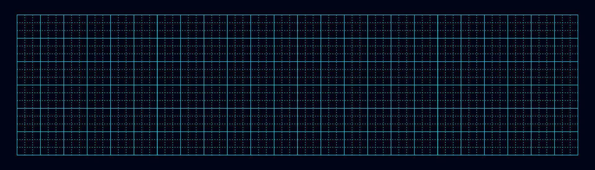 geometrisch Gitter mit Quadrate Hintergrund. Grafik leer Weiß Vorlage mit schwarz Linien zum Abfassung und technisch Design mit Millimeter Vektor Markierungen