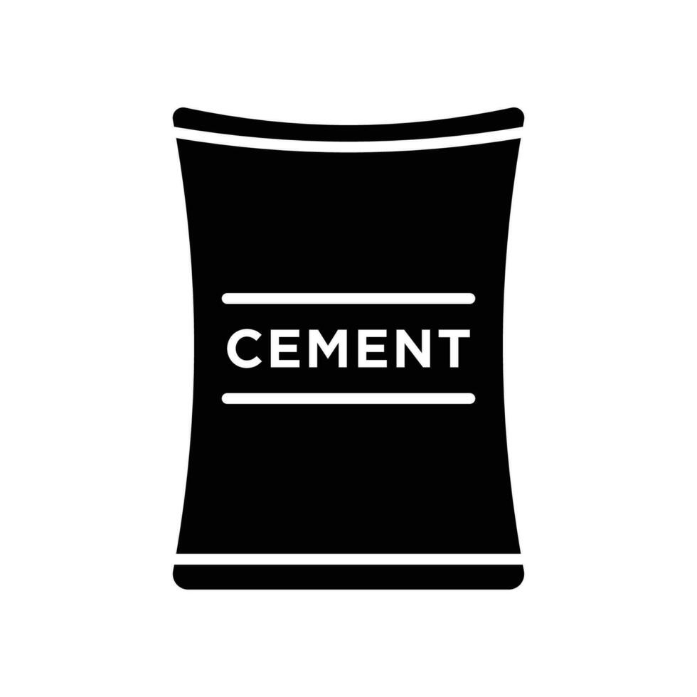 Zement Symbol Vektor Design Vorlage einfach und sauber
