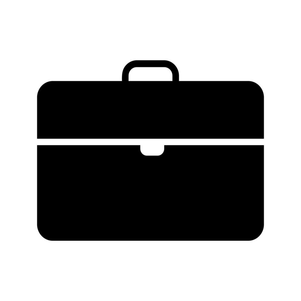 Aktentasche - - Koffer Symbol Vektor Design Vorlage