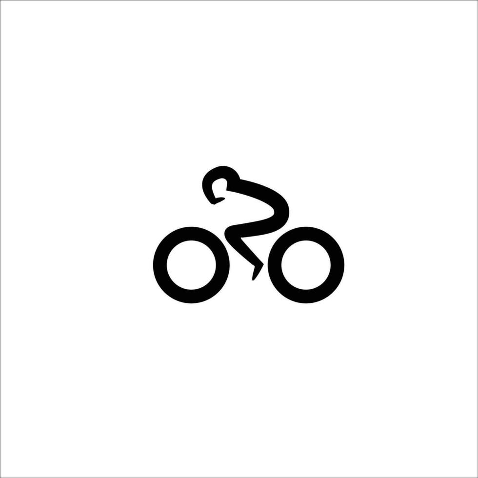 Fahrrad-Icon-Vektor vektor