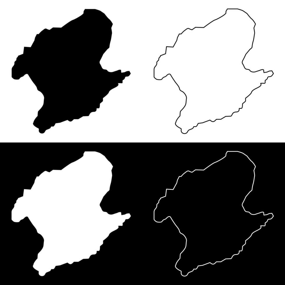 Karuzi Provinz Karte, administrative Aufteilung von Burundi. vektor