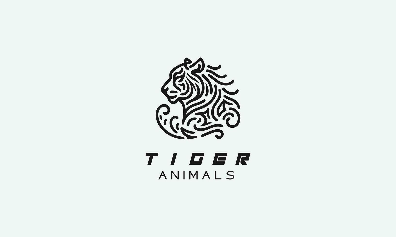 Tiger Vektor Logo Symbol Design