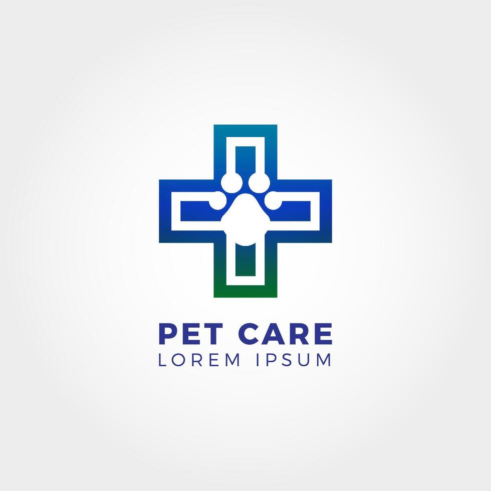 veterinär logotyp mall vektor