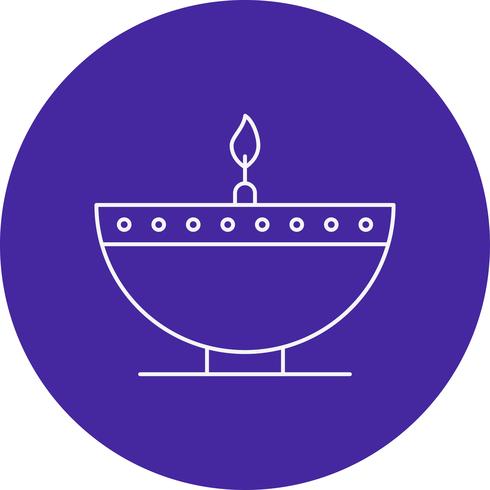 Vektor Diwali Lampe Symbol