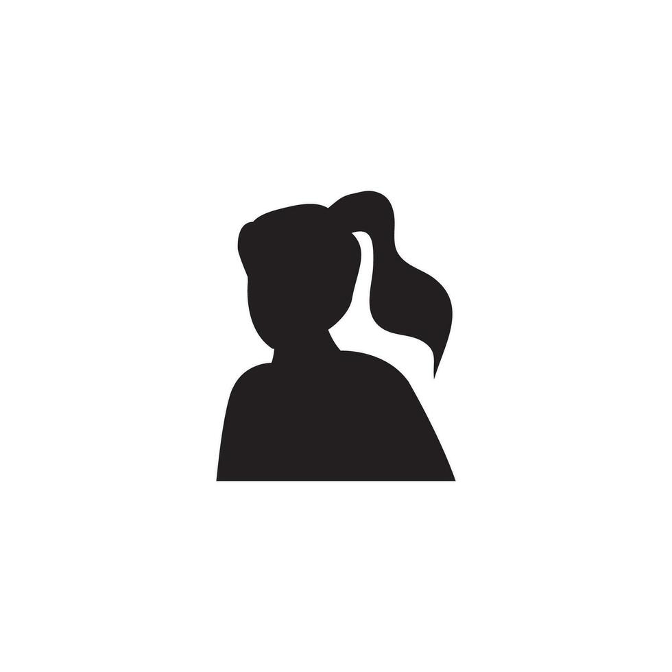 Frau Kopf Silhouette, Gesicht Profil, skizzieren. Hand gezeichnet Vektor Illustration, isoliert auf Weiß Hintergrund. Design zum Einladung, Gruß Karte, Jahrgang Stil.
