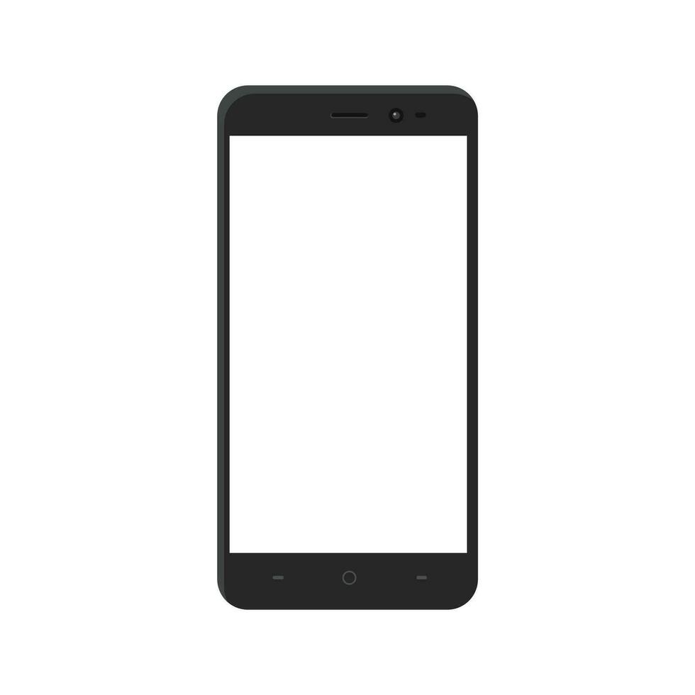 3d hoch Qualität Vektor Handy, Mobiltelefon Modelle. Ultra realistisch Smartphone. Gerät ui ux Attrappe, Lehrmodell, Simulation zum Präsentation Vorlage. Handy Rahmen mit leer Bildschirm isoliert Vorlagen. 3d isometrisch Illustration.