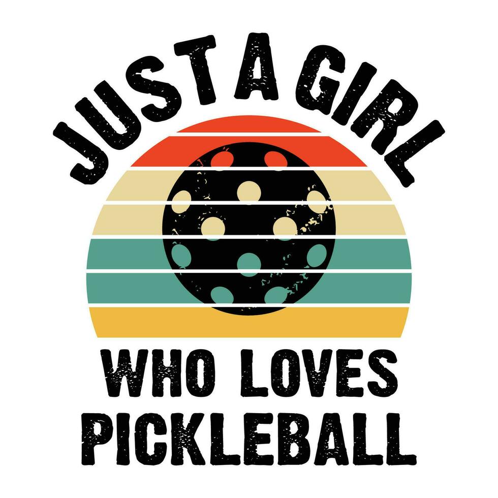 Pickleball T-Shirt Designs Vektor