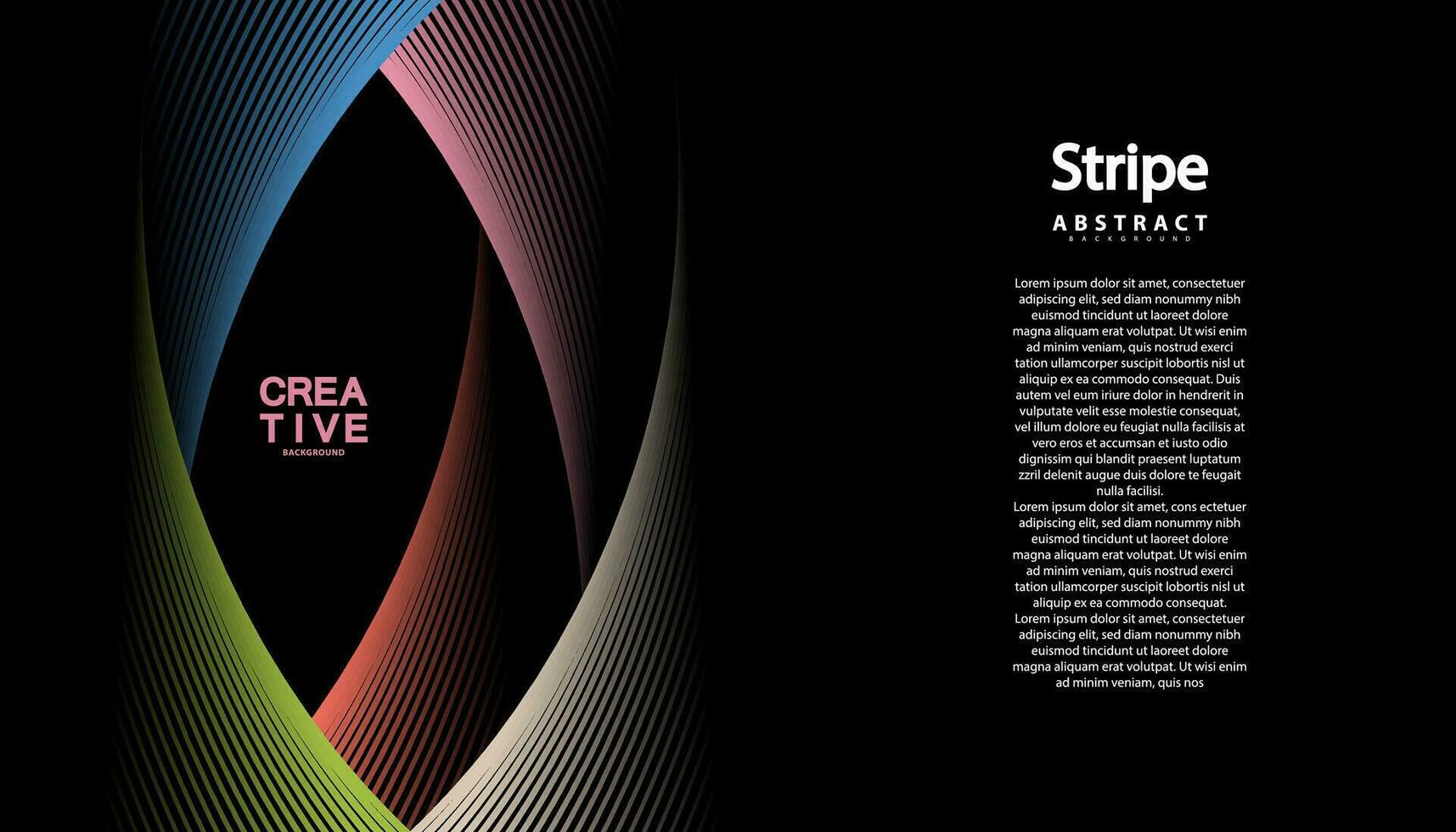 abstrakt bunt Welle Linie Vektor Hintergrund. Linie Kurve modern Design zum Ihre Ideen, Banner, Plakate, Plakate. eps10 Vektor Vorlage.