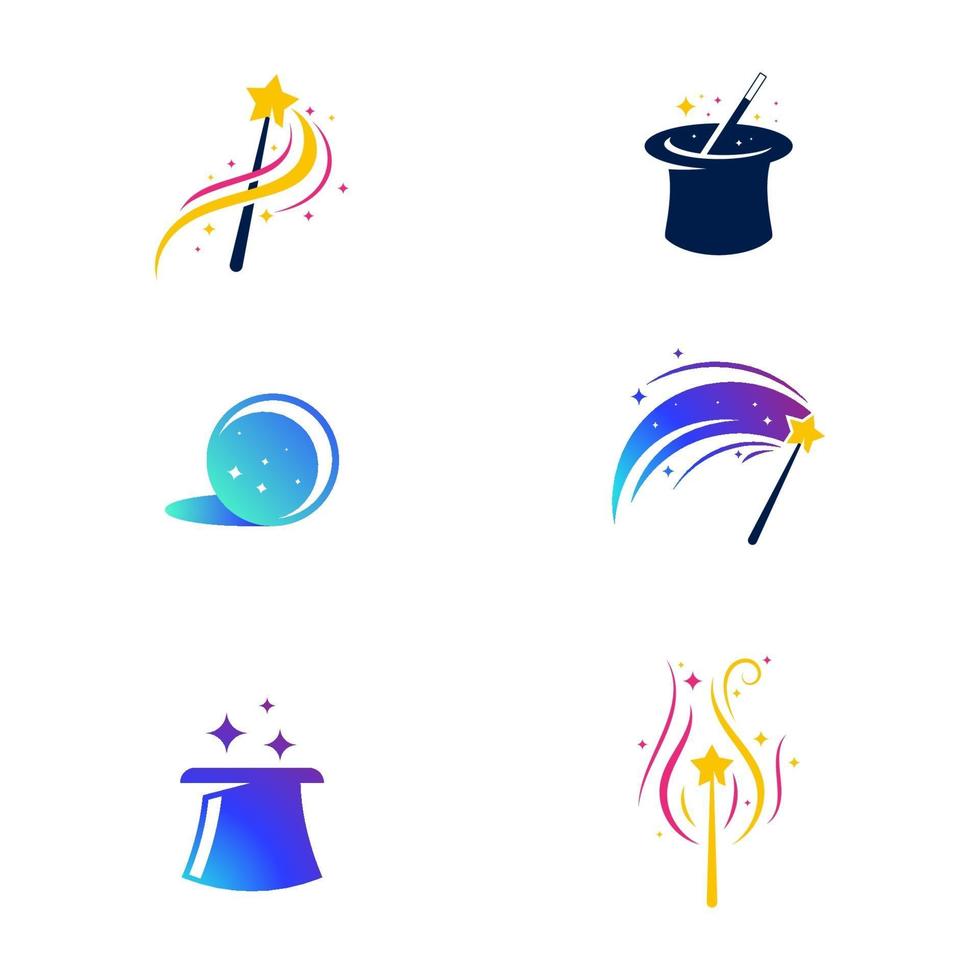 magiska element vektor ikon illustration