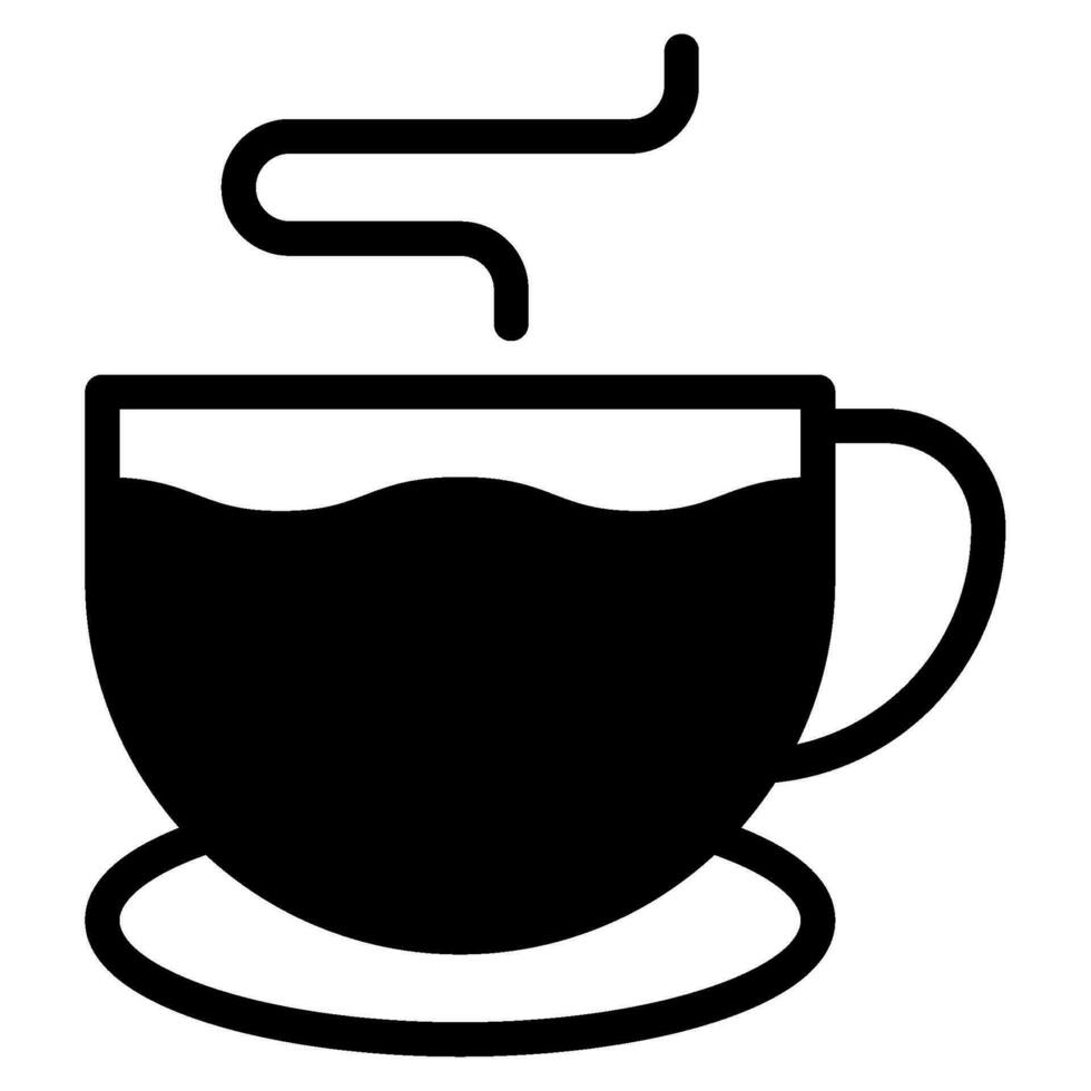 schnell Essen trinken Kaffee Symbol vektor