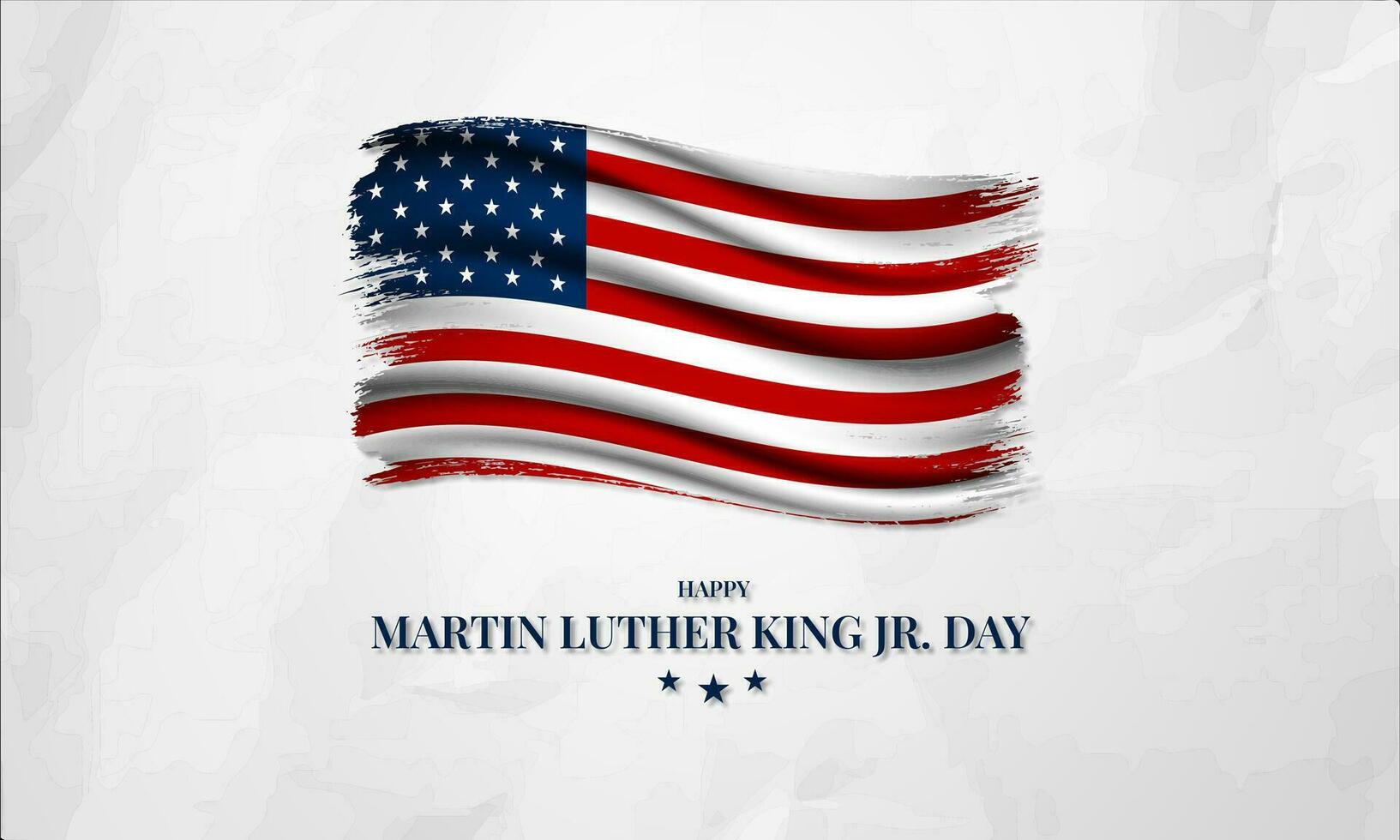 glücklich Martin Luther König jr. Tag Januar 16 Hintergrund Vektor Illustration