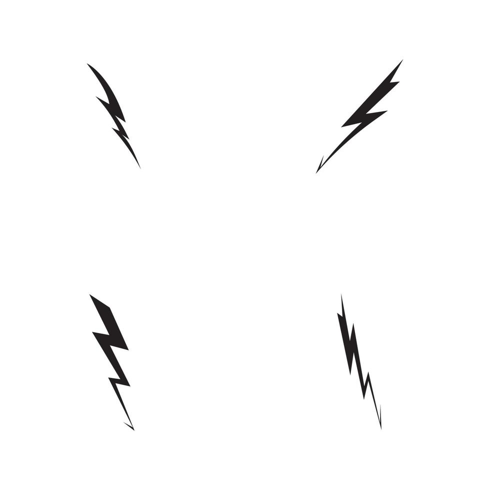 blixt logotyp ikon och symboler vektor