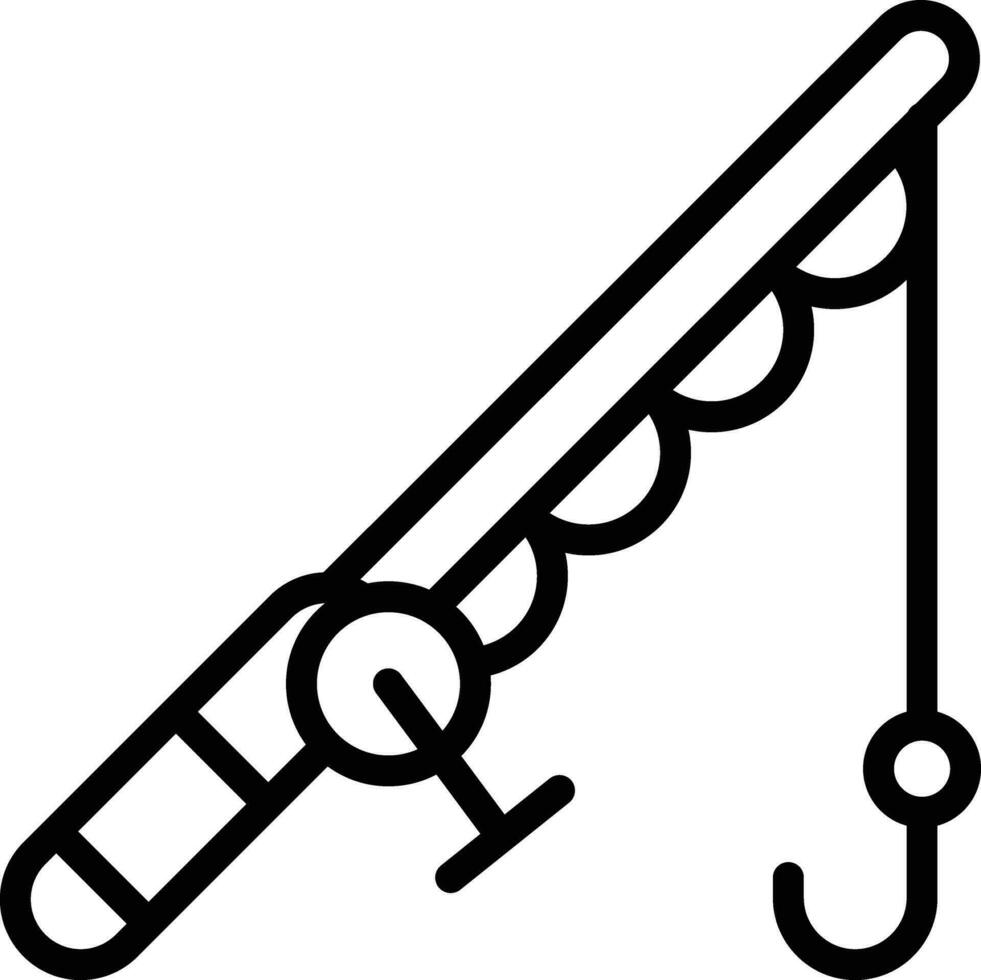 Angelruten-Vektor-Symbol vektor