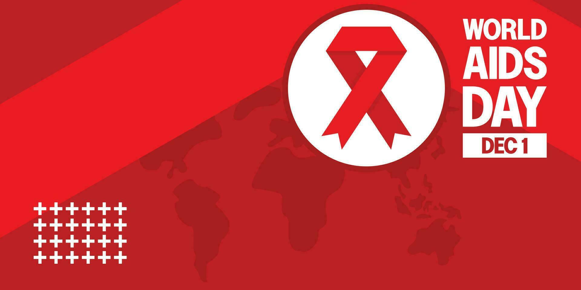 värld AIDS dag bakgrund, vektor med kopia Plats område. design för baner, affisch, social media, flygblad.