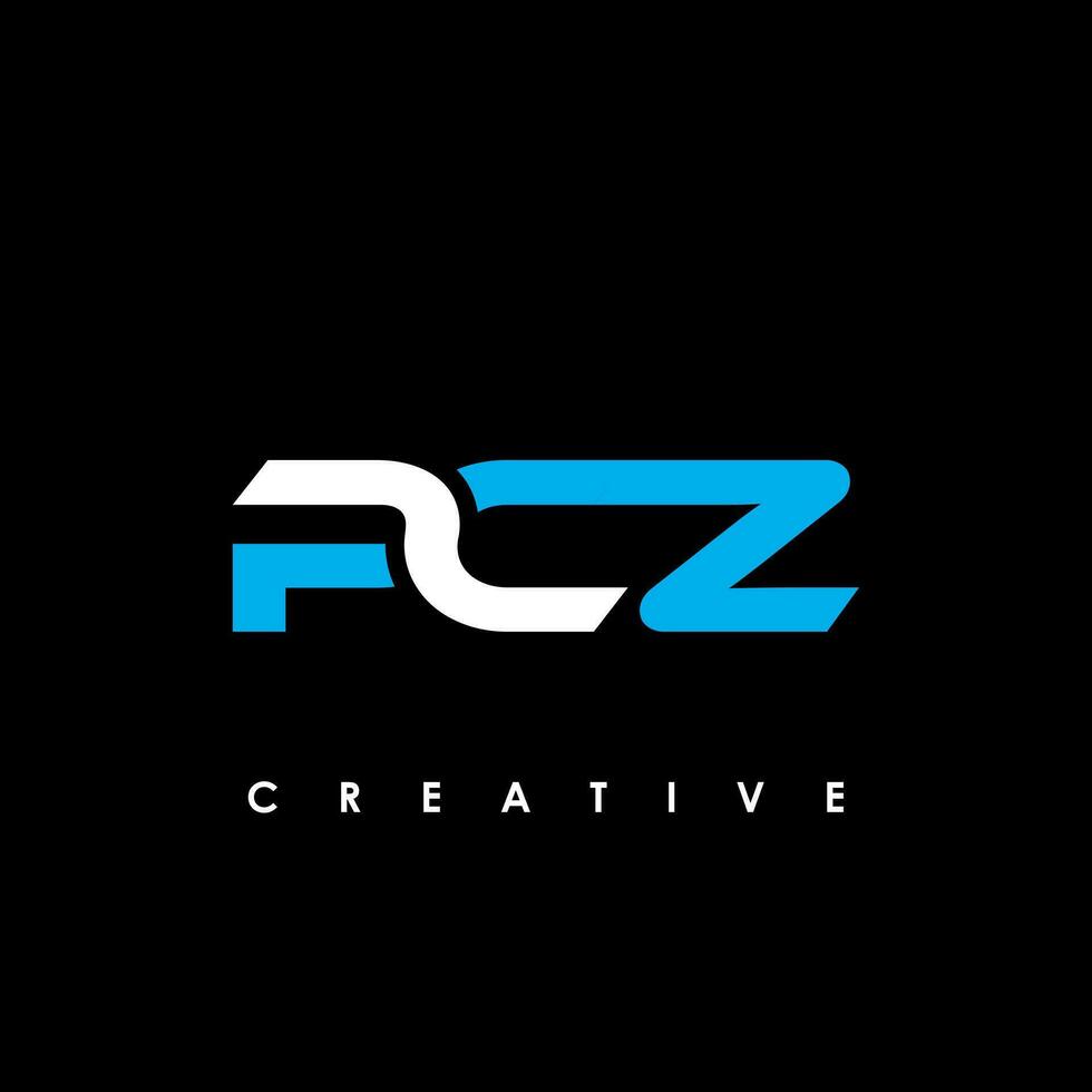 PCZ Brief Initiale Logo Design Vorlage Vektor Illustration
