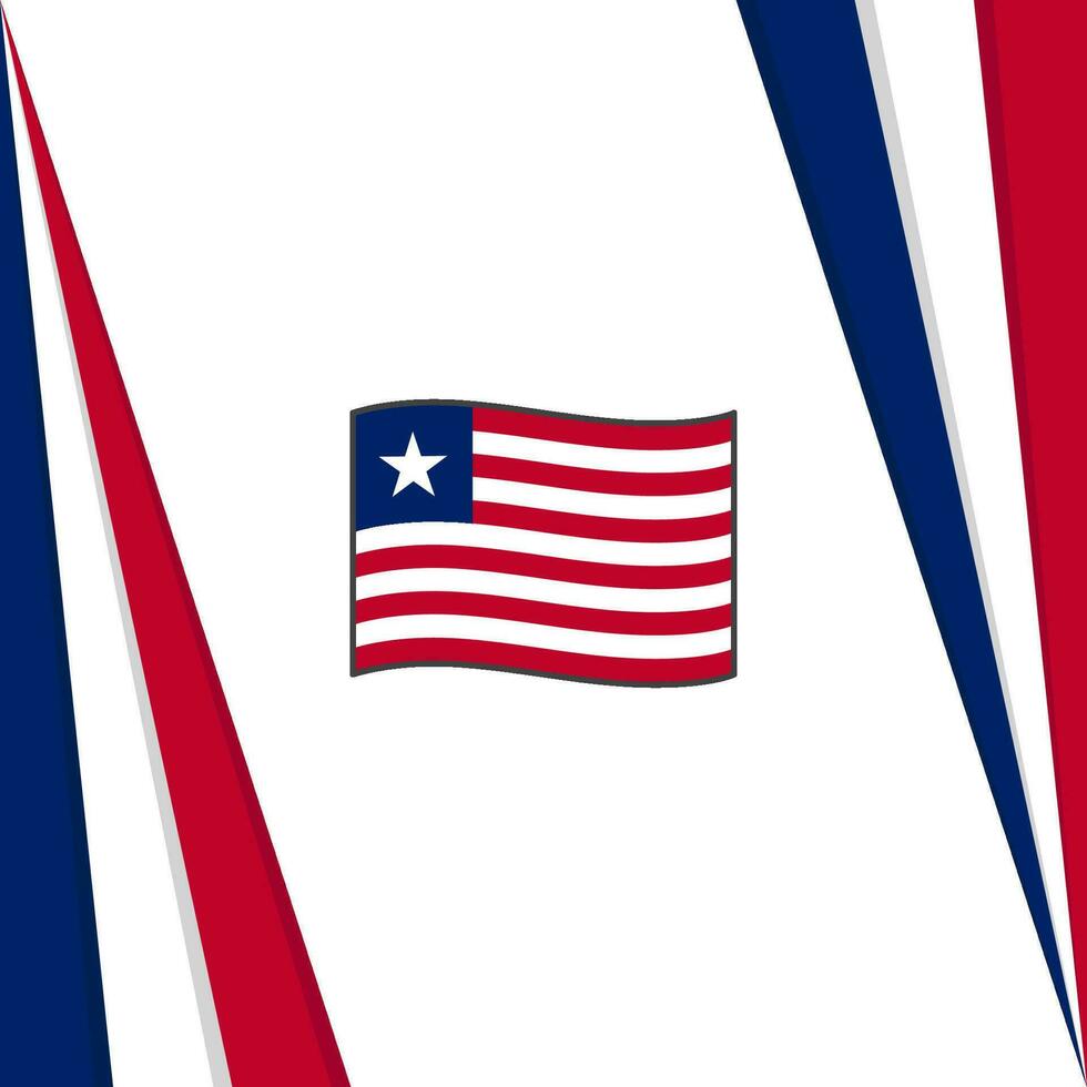 Liberia Flagge abstrakt Hintergrund Design Vorlage. Liberia Unabhängigkeit Tag Banner Sozial Medien Post. Liberia Flagge vektor