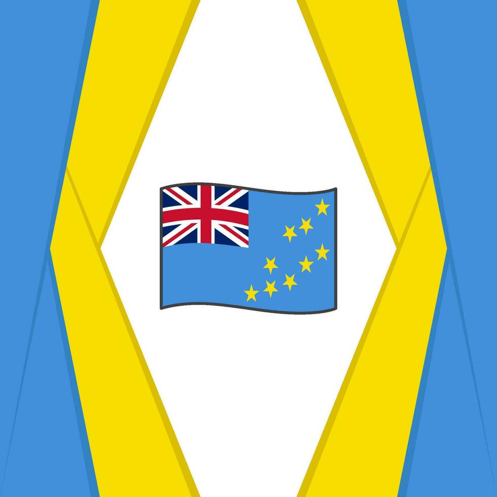 tuvalu flagga abstrakt bakgrund design mall. tuvalu oberoende dag baner social media posta. tuvalu bakgrund vektor