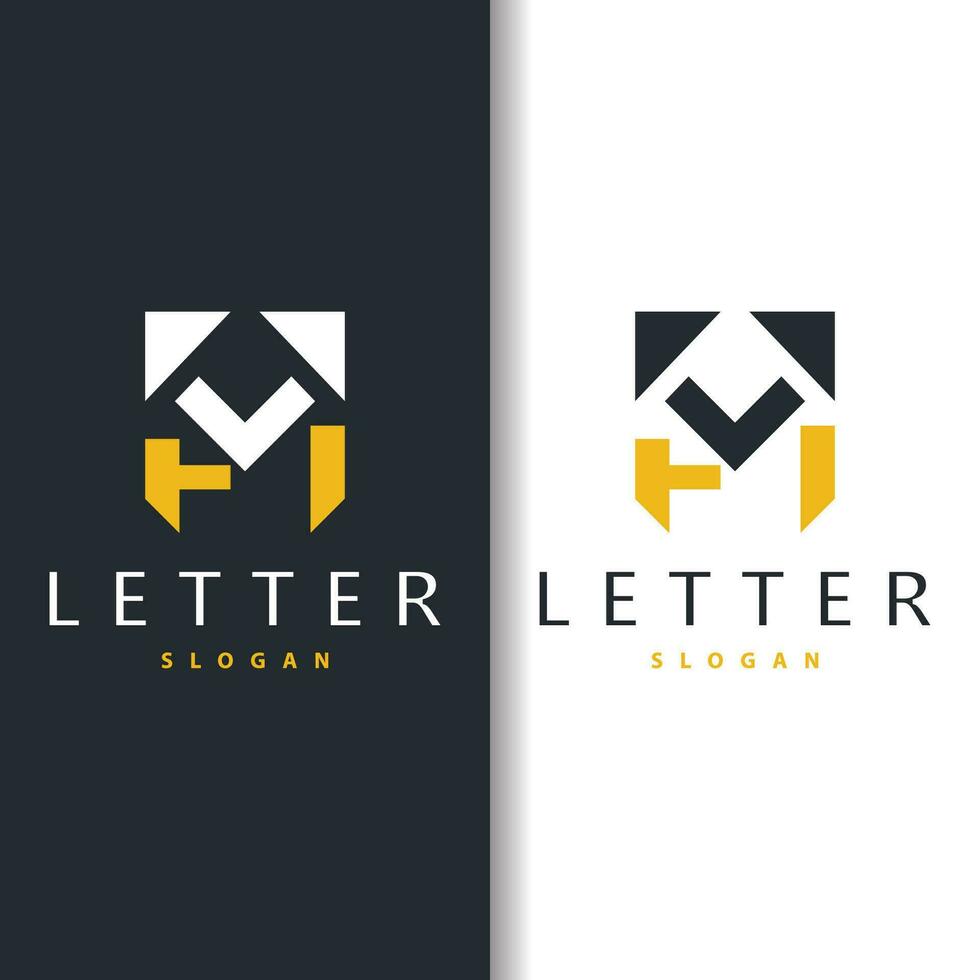 Initiale Hm Brief Logo, modern und Luxus Vektor minimalistisch mh Logo Vorlage